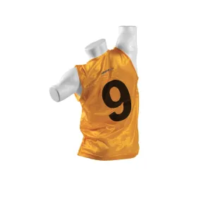 Yellow Kwikgoal Numbered Vest 1-18